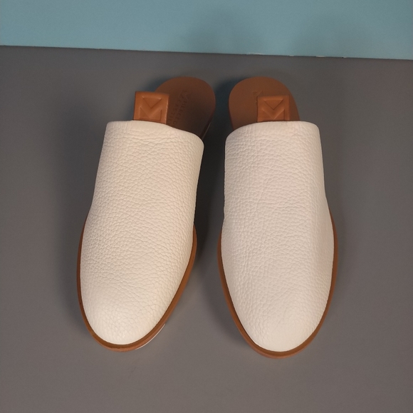Mercedes Castillo White Mules - Picture 2 of 16